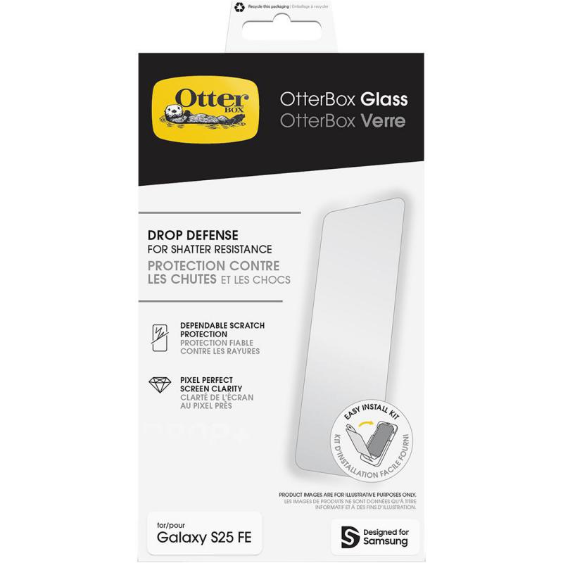 OtterBox Glass Smartphone Screen Protector, for Samsung Galaxy S25 FE 5G — 2
