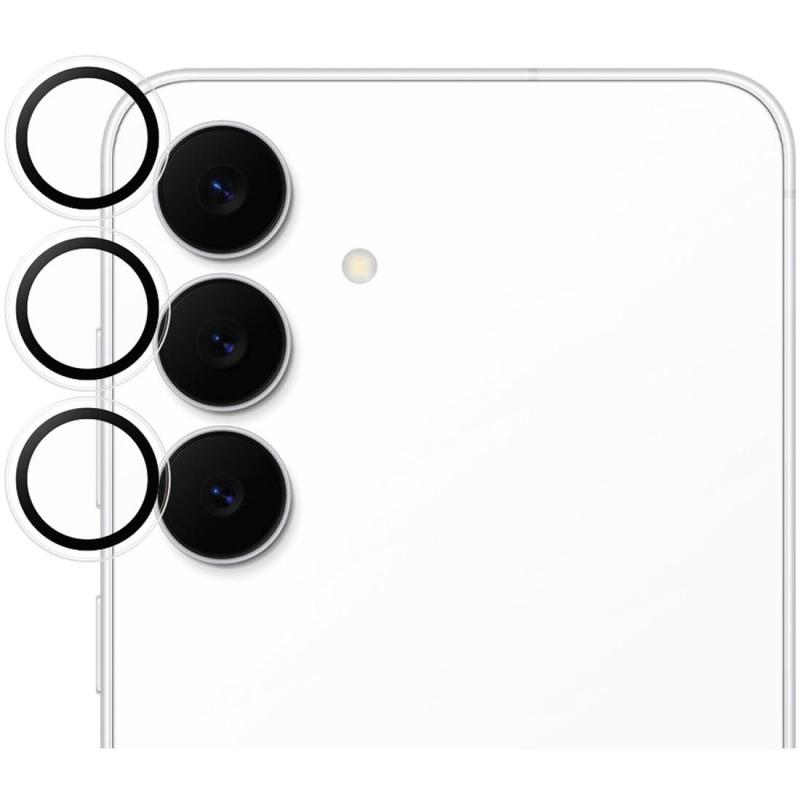 PanzerGlass Hoops Camera Lens Protector (Individual Ring) Smartphone Camera Accessory, for Samsung Galaxy S25 FE 5G, Clear