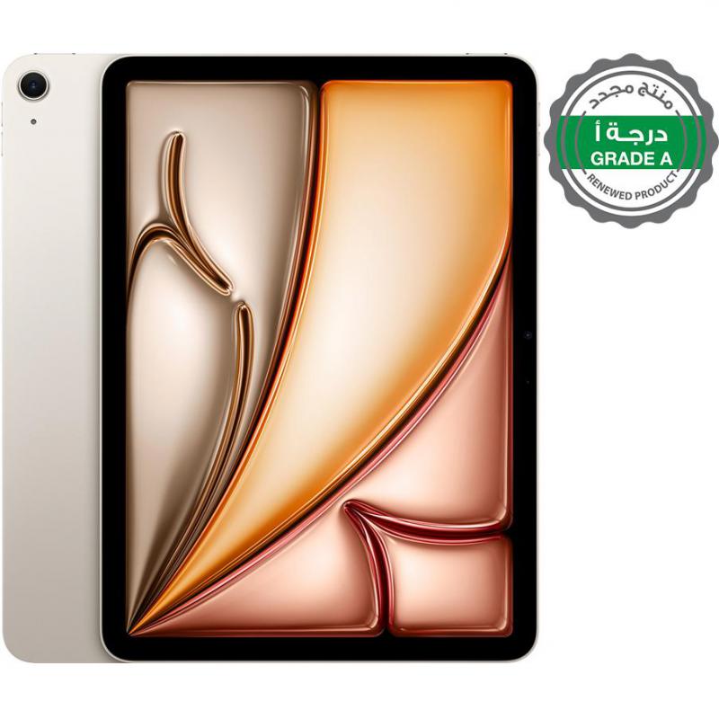 Renewed Grade A Apple iPad Air 11 M3 2025, Tablet - Wi-Fi, 11", 128 GB, 8-core CPU, Starlight