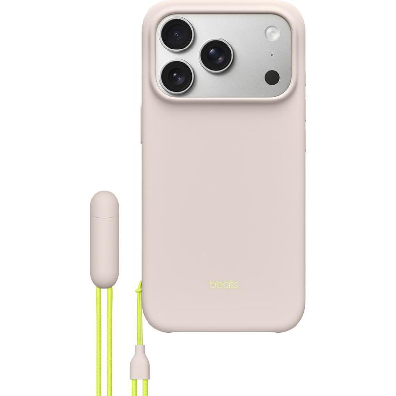 Beats Kickstand Back Cover Mobile Case with MagSafe, for iPhone 17 Pro, Lime Stone