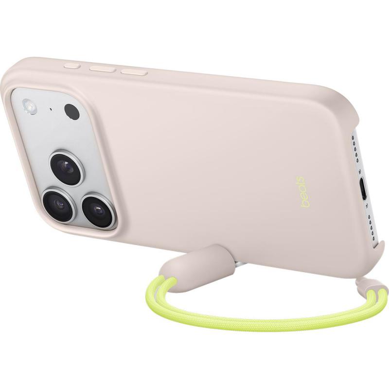 Beats Kickstand Back Cover Mobile Case with MagSafe, for iPhone 17 Pro, Lime Stone — 2