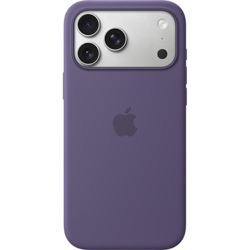 Silicone Back Cover Mobile Case with MagSafe, for iPhone 17 Pro Max, Purple Fog