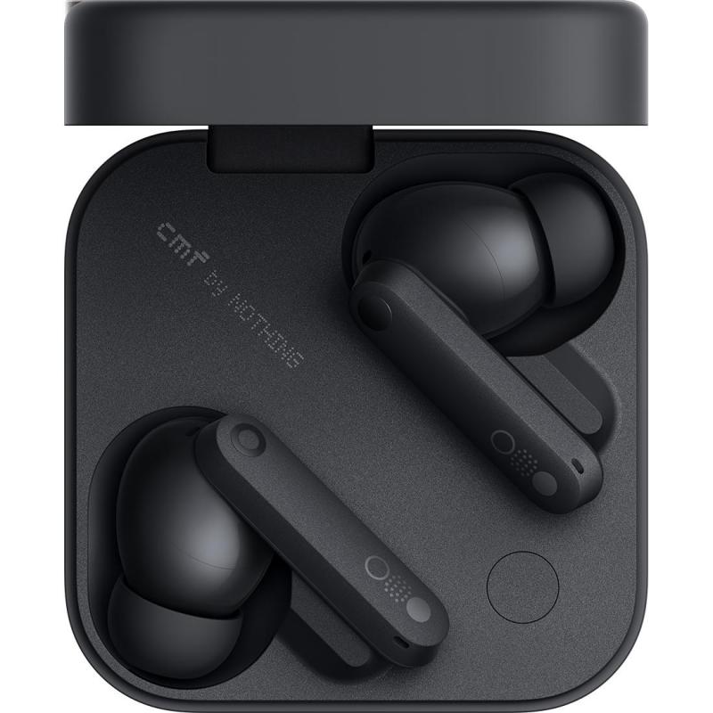 Nothing CMF Buds Pro 2 Earbuds, Active Noise Cancelling, Bluetooth, USB-C (Charging), Built-in Microphone, Dark Grey — 3