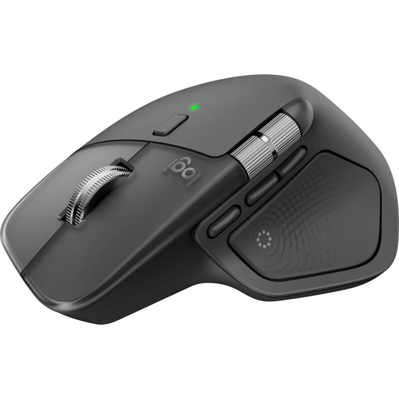 Logitech MX Master 4 Mouse, Bluetooth/Wireless, Optical, Darkfield 200-8000 dpi, Graphite