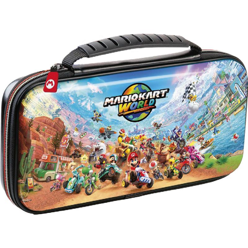 Nacon Mario Kart World Travel Case Nintendo Switch 2 Gaming Console Case, Light Blue