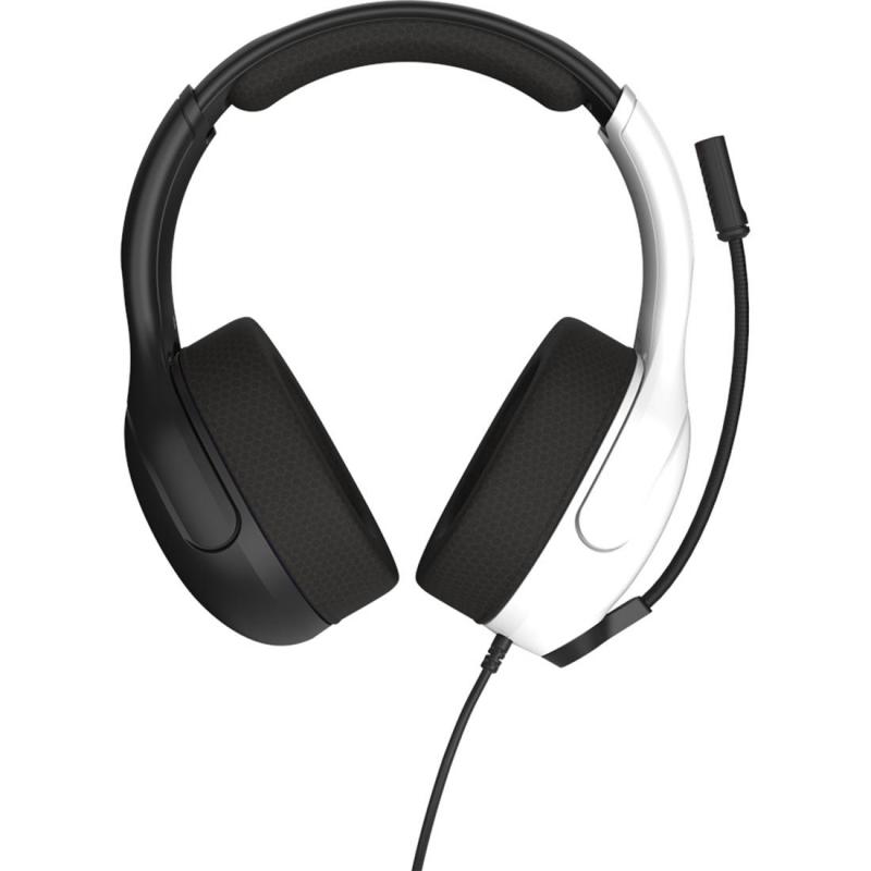 Turtle Beach Airlite Fit Gaming Headset, Wired, 3.5 mm Connector, Detachable Microphone, Black/White — 2