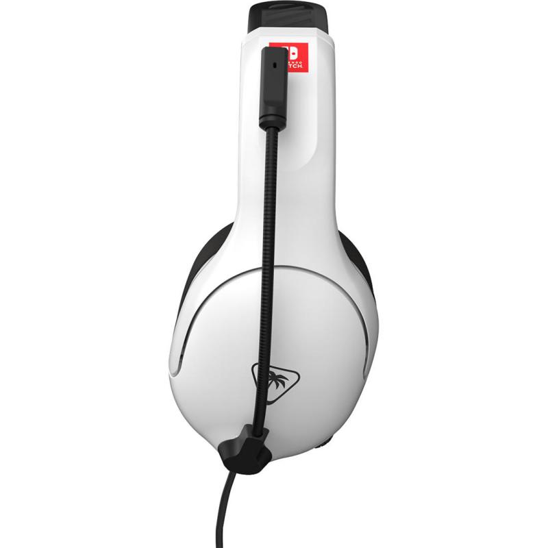 Turtle Beach Airlite Fit Gaming Headset, Wired, 3.5 mm Connector, Detachable Microphone, Black/White — 3