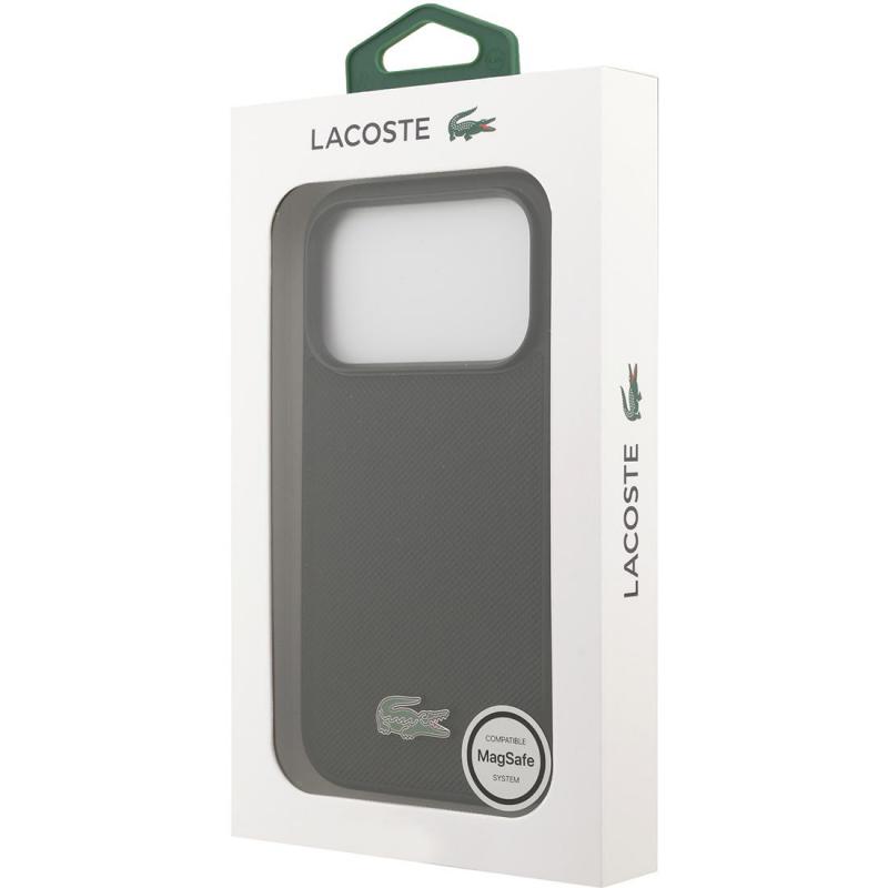 Lacoste Hard Back Cover Mobile Case with MagSafe, for iPhone 17 Pro, Black — 3
