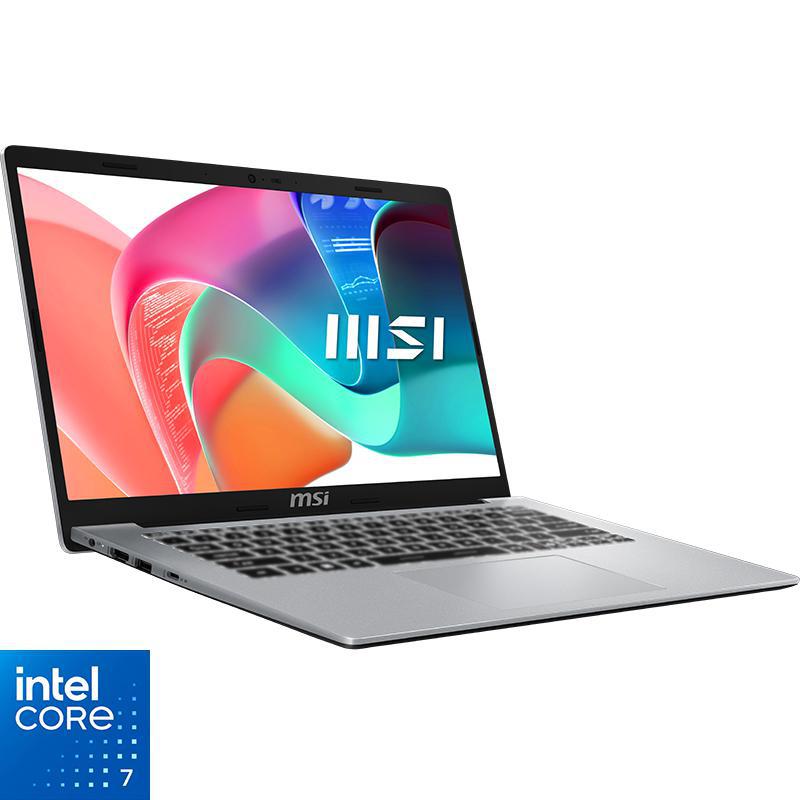 MSI Modern 14 F1MG Laptop, 14", Intel Core 7, 16 GB RAM, 512 GB SSD, Windows 11 Home, Intel Graphics