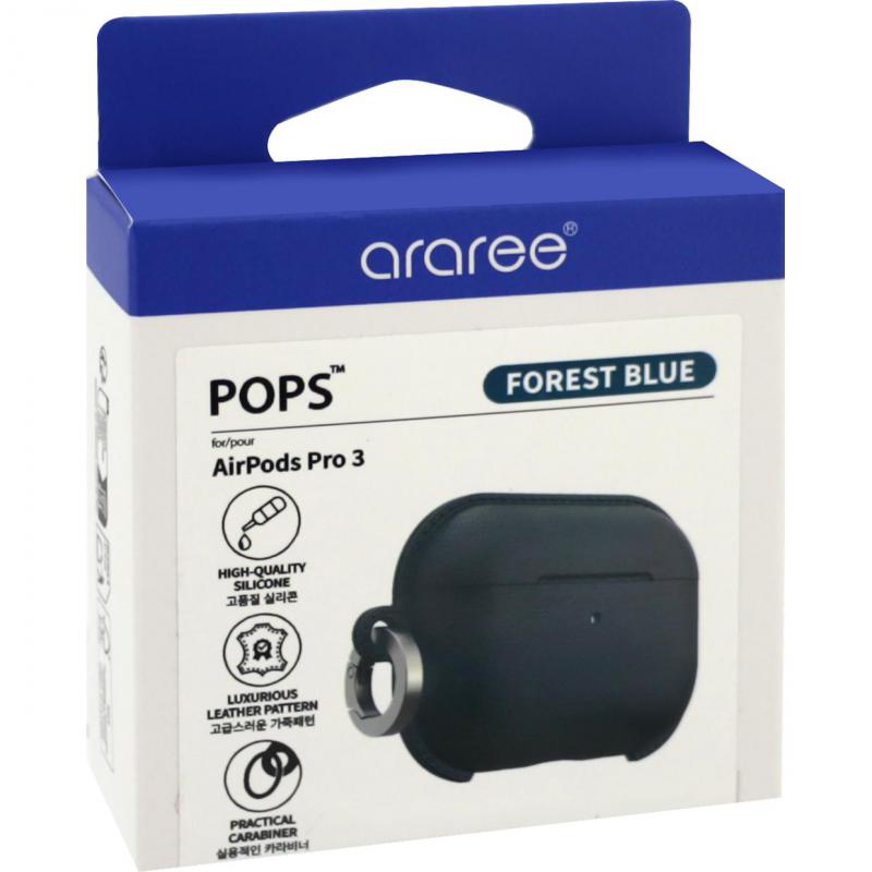 Araree POPS Earbuds Case, for Apple AirPods Pro 3, Blue