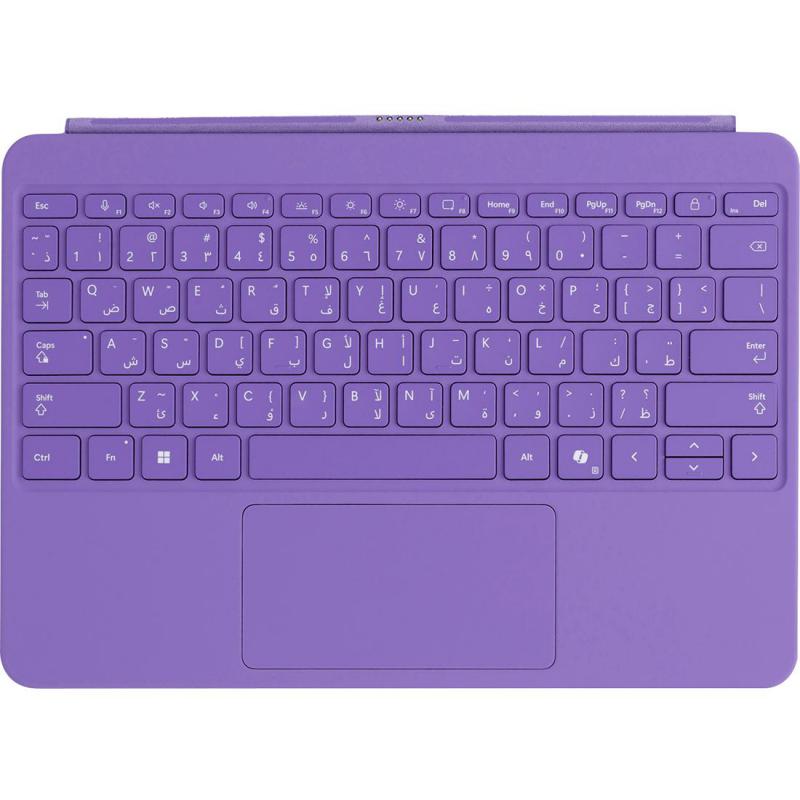 Microsoft Type Cover Tablet Keyboard Case, Magnetic Attachment, for Microsoft Surface Pro 12, Violet
