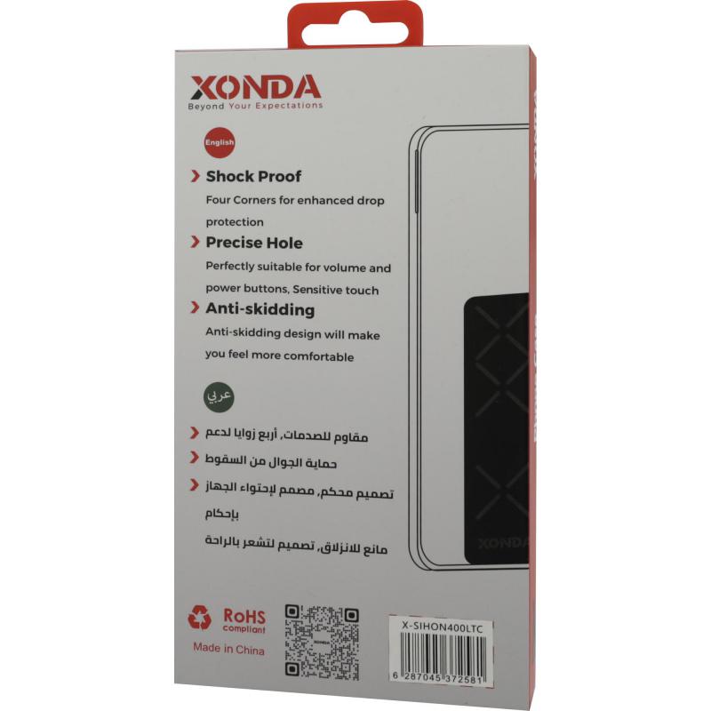 Xonda Back Cover Mobile Case with Strap, for Honor 400 Lite, Clear — 2