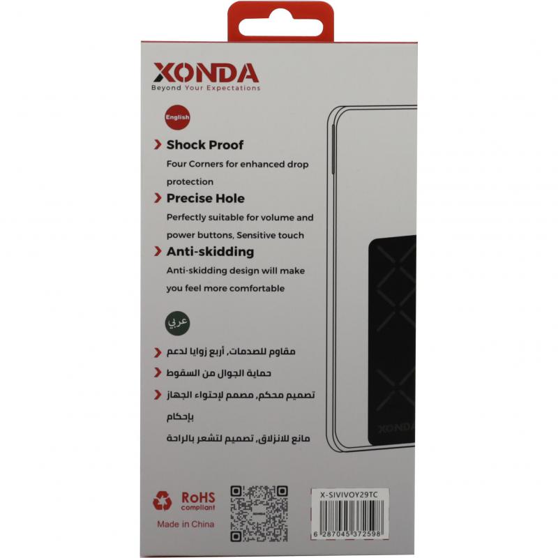 Xonda Back Cover Mobile Case with Strap, for vivo Y29t, Clear — 2