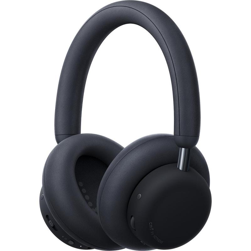 Nothing CMF Headphone Pro Over-Ear Headphones, Hybrid Active Noise Cancelling, Bluetooth, USB-C (Charging), Built-in Microphone, Dark Grey