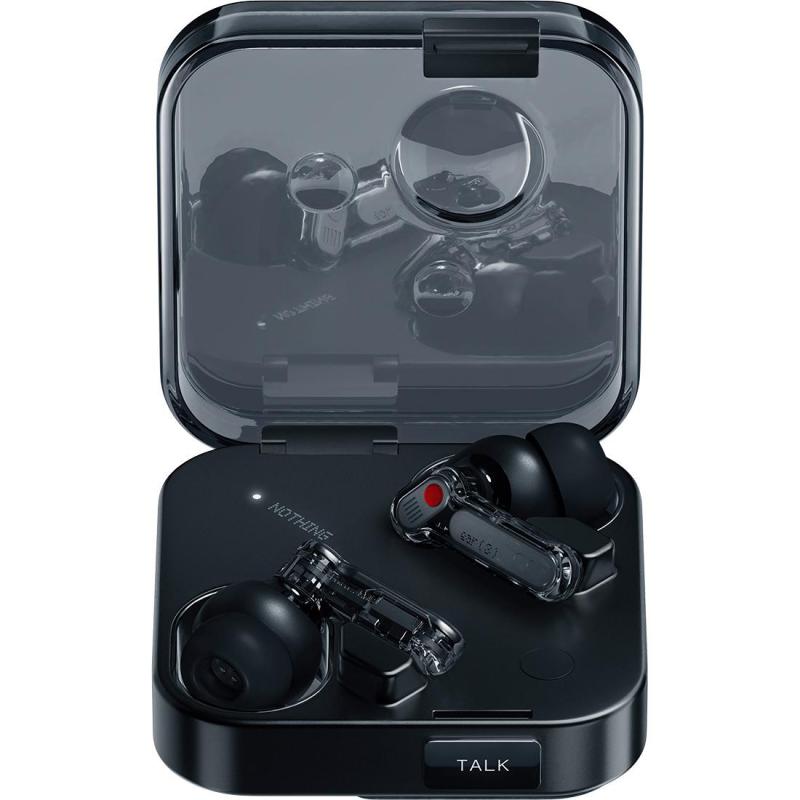 Nothing Ear (3) Earbuds, Adaptive Noise Cancelling, Bluetooth, USB (Charging), Built-in Microphone, Black