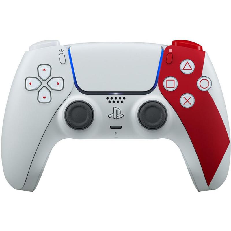 Sony DualSense God of War 20th Anniversary Limited Edition Controller, Wireless, for PlayStation 5, White/Red