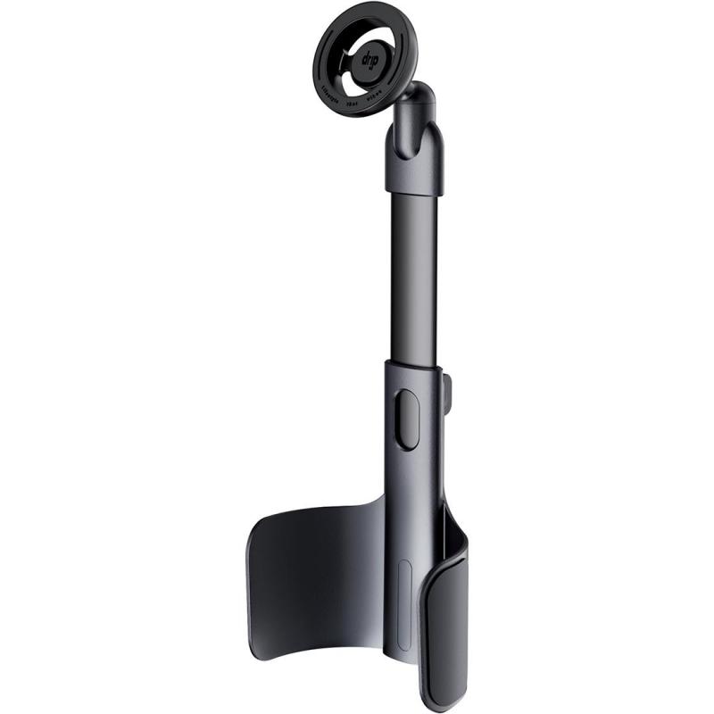 2-in-1 Cup Holder Mount Smartphone Car Accessory, Universal, for Most Devices, Black