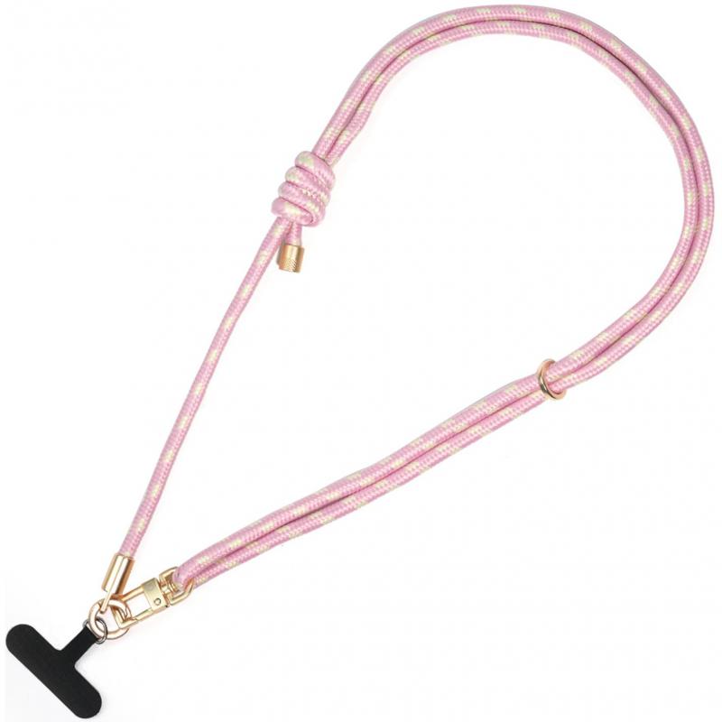 Araree Rope Strap Phone Lanyard, for Selected Smartphone, Pink/Cream