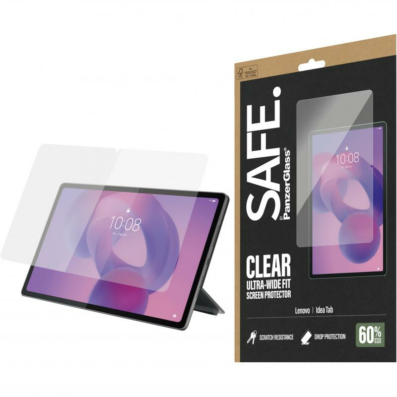 PanzerGlass SAFE Ultra-Wide Fit Tablet Screen Protector, for Lenovo Idea Tab 11", Super+ Glass, Standard Fit