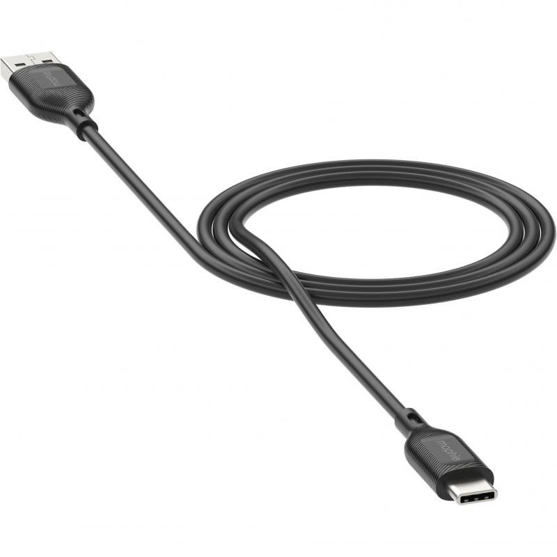 Mophie Essentials USB-A to USB-C Sync & Charge Cable, 1.00 m ( 3.28 ft ), Black — 2