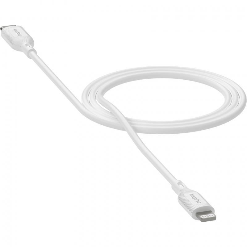 Mophie Essentials Lightning to USB-C Sync & Charge Cable, 1.00 m ( 3.28 ft ), White — 3