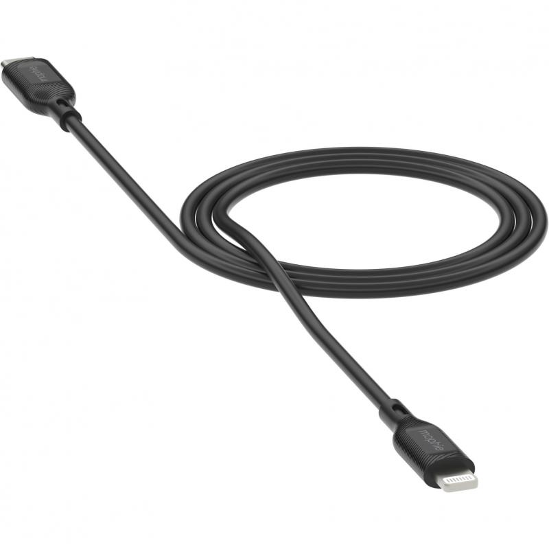 Mophie Essentials Lightning to USB-C Sync & Charge Cable, 1.00 m ( 3.28 ft ), Black — 2