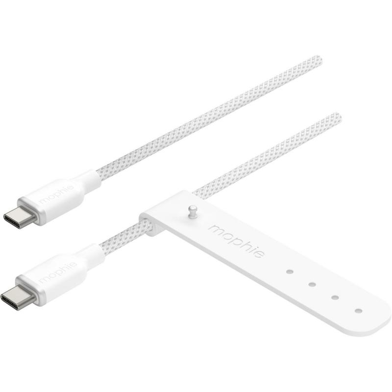 Mophie charge stream USB-C to USB C Sync & Charge Cable, 2.00 m ( 6.56 ft ), White
