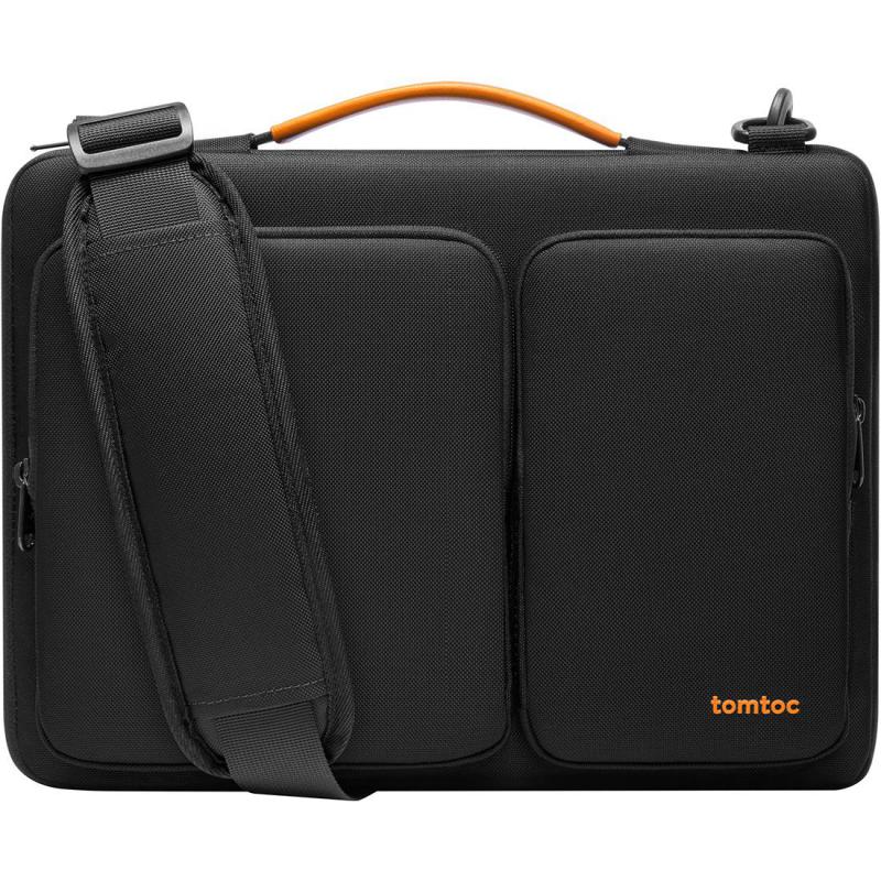 Tomtoc Defender-A42 Laptop Shoulder Bag, for 14" (Device), Black