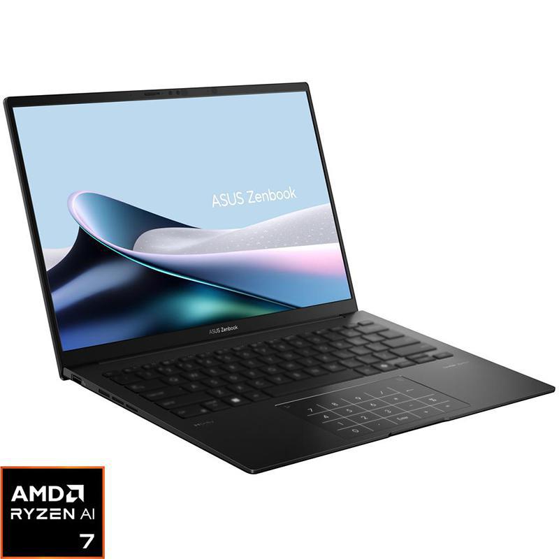 Asus Zenbook 14 Laptop, AI, 14", AMD Ryzen AI, 16 GB RAM, 1 TB M.2 NVMe PCIe 4.0 SSD, Windows 11 Home, AMD Radeon Graphics