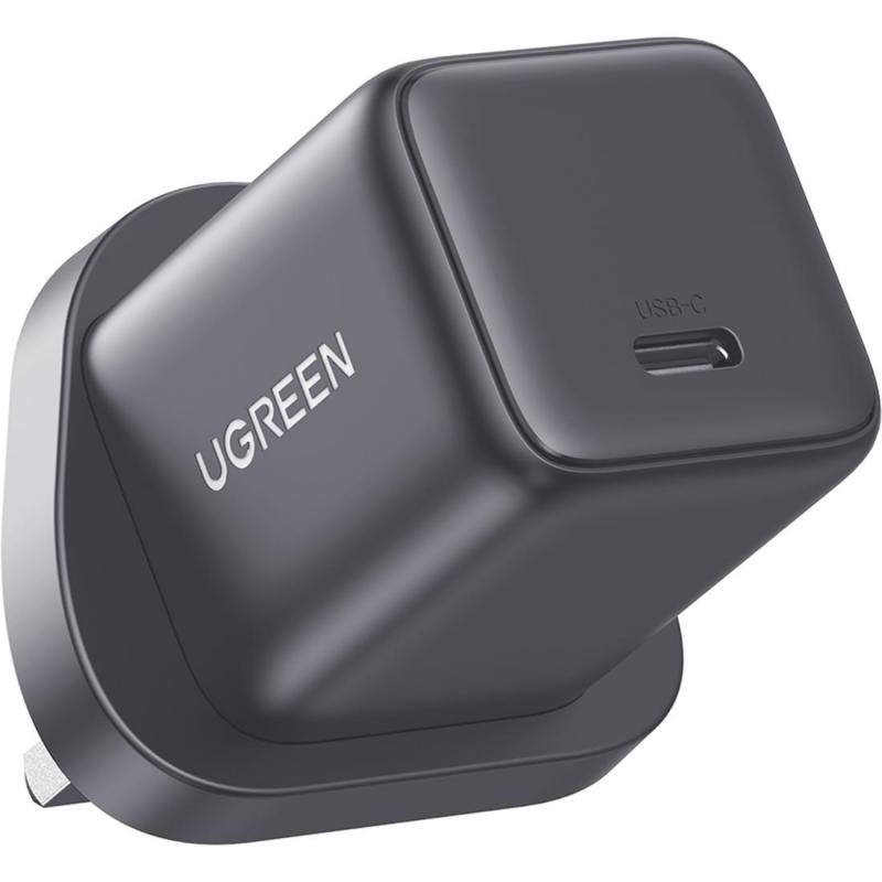 Ugreen X513 30W USB-C GaN Fast Charge, USB PD (Power Delivery), 30 Watts, Single USB-C, Black