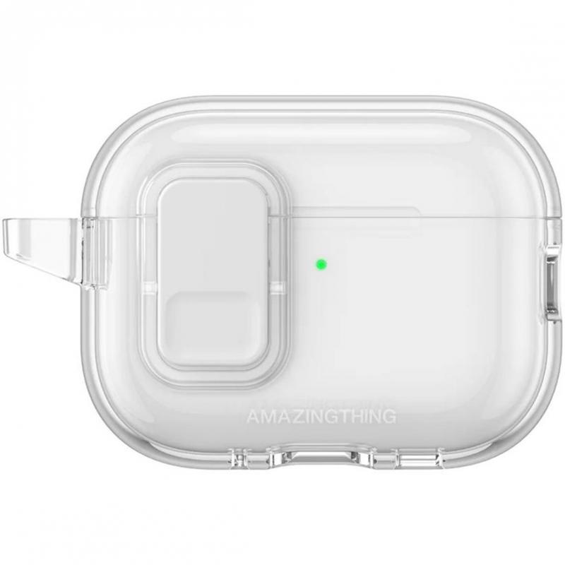 Amazing Thing MINIMAL Earbuds Case, for Apple AirPods Pro 3, Clear