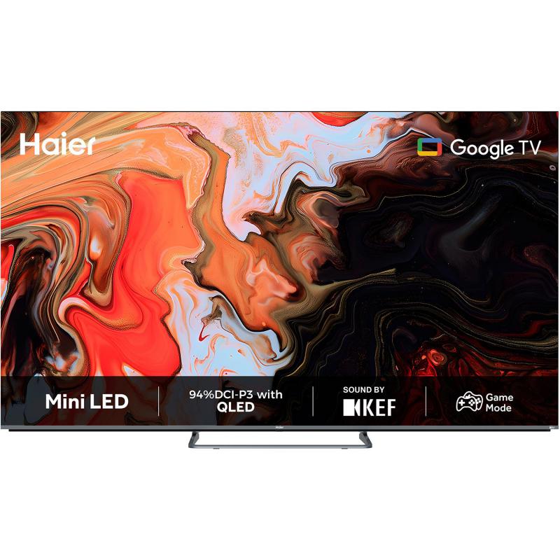 Haier 85" Smart TV, 4K Mini-LED, 120 Hz, Black, M80FUX