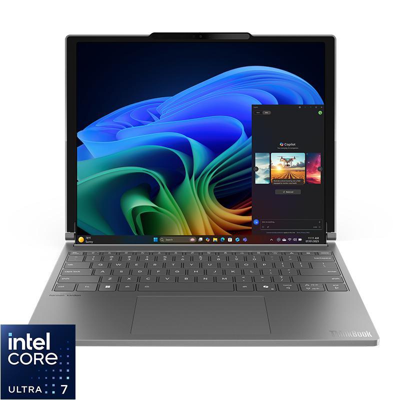Lenovo ThinkBook Plus G6 Laptop, AI with CoPilot+, Roll In: 14"/Roll Out: 16.7", Intel Core Ultra 7, 32 GB RAM, 1 TB M.2 NVMe PCIe 4.0 SSD, Windows 11 Pro, Intel Arc Graphics