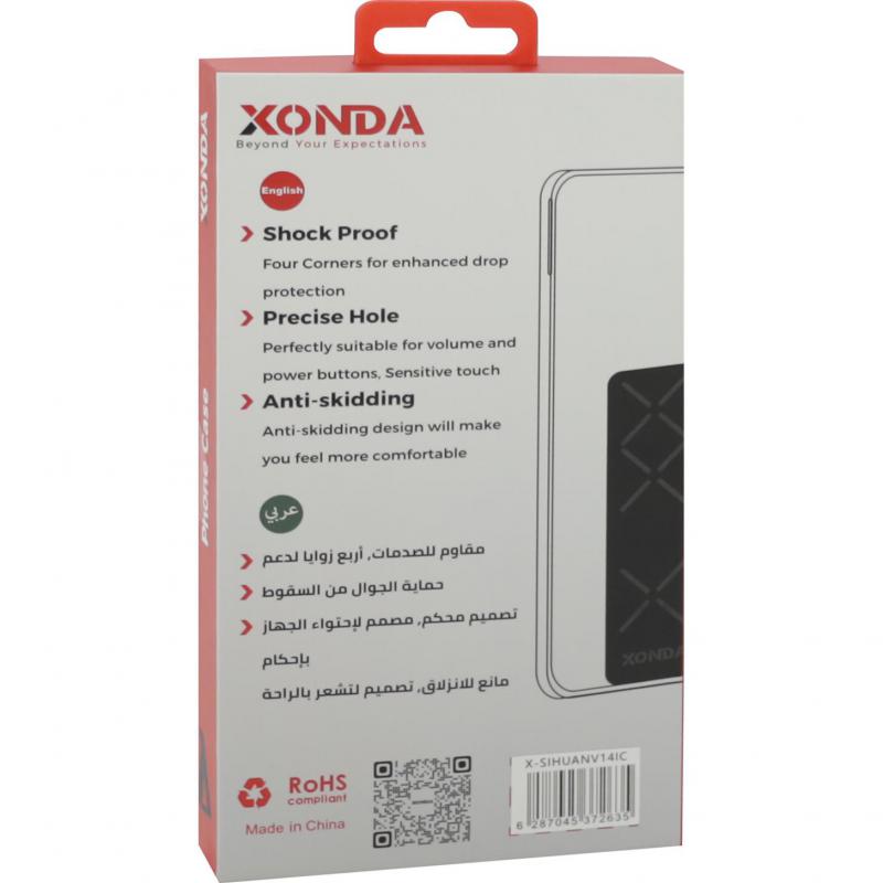 Xonda Back Cover Mobile Case with Strap, for Huawei nova 14i, Clear — 2