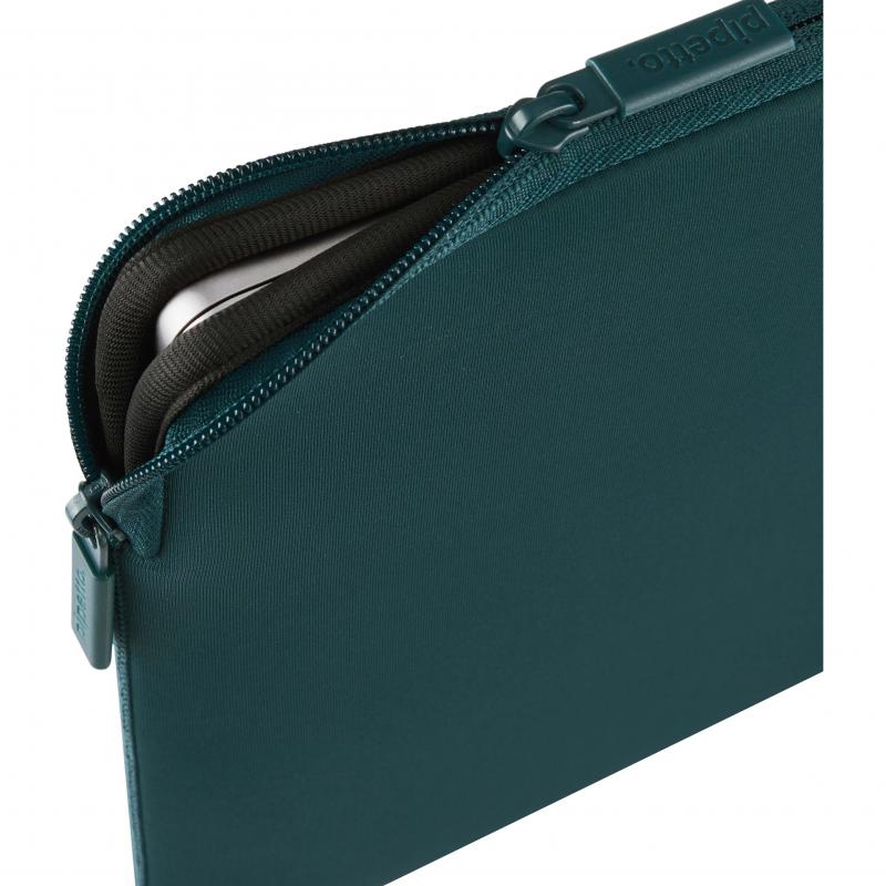 PIPETTO Classic Fit MacBook Sleeve, for 13"/14" Screen Size, Dark Teal — 4