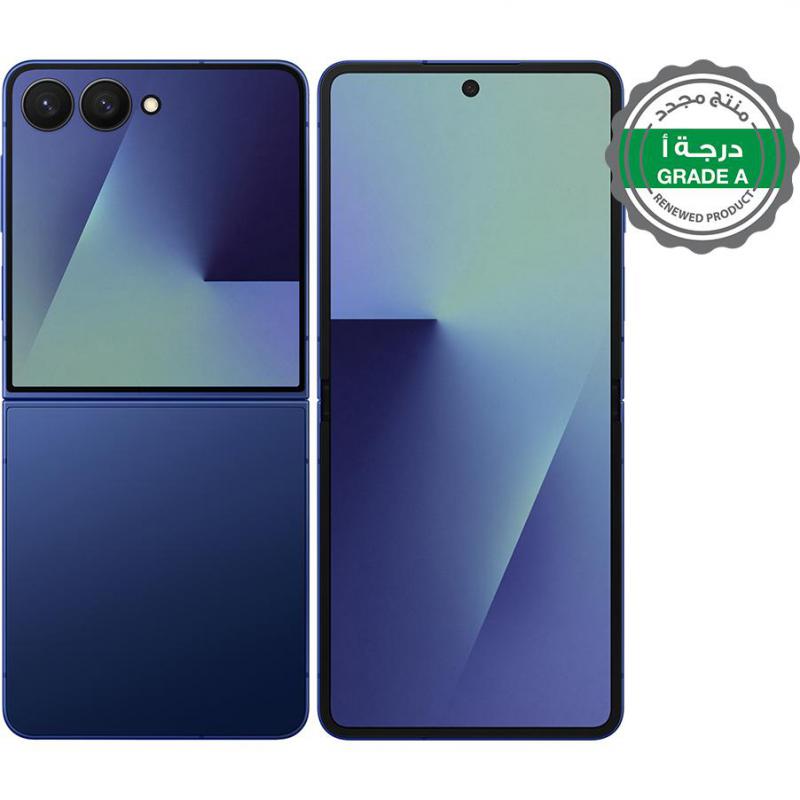 Renewed Grade A Samsung Galaxy Z Flip7, 512 GB, Blue Shadow, 5G