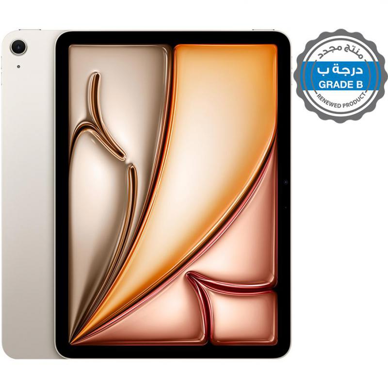 Renewed Grade B Apple iPad Air 11 M3 2025, Tablet - Wi-Fi, 11", 256 GB, 8-core CPU, Starlight
