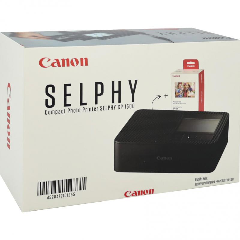 Canon Dye Sublimation Printing Photo Printer, Wi-Fi/USB, Black