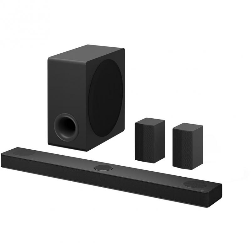 LG S80TR 5.1.3 Channel Soundbar with Subwoofer, Bluetooth, Black