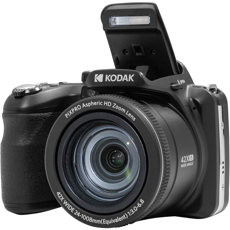 Kodak PIXPRO AZ425 Bridge Camera, 20 MP, 42X Optical Zoom, Black