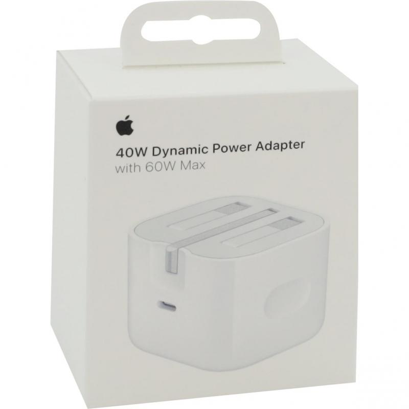 Apple 40W Dynamic Power Adapter, Single USB-C, White