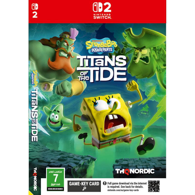 Spongebob Squarepants:Titans Of the   Tide, Switch 2 (Games), Action & Adventure, Game Card