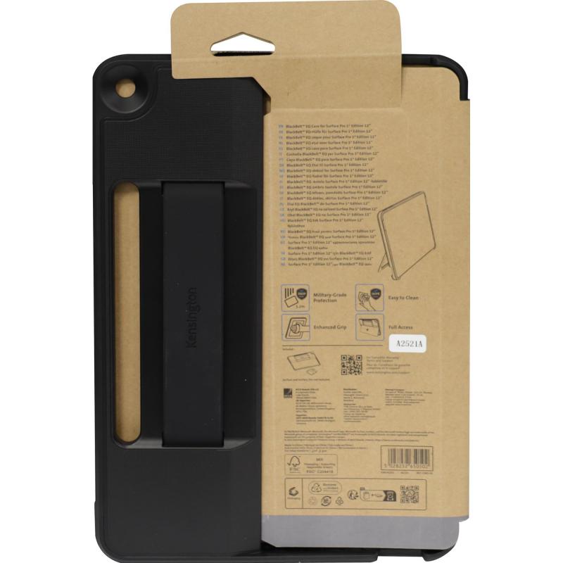 Kensington BlackBelt EQ Rugged Back Cover Tablet Case, for Microsoft Surface Pro X, Black — 2