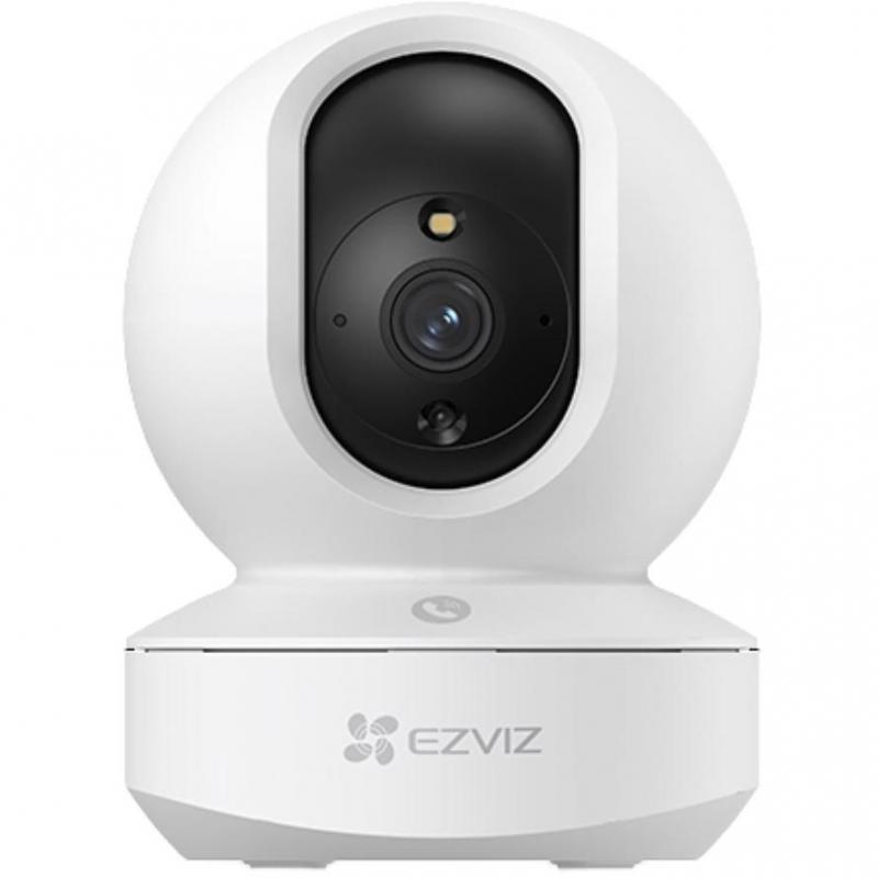 Ezviz TY1 Pro Pan & Tilt Smart Home Camera, Wi-Fi, Works with Amazon Alexa/Google Assistant, White