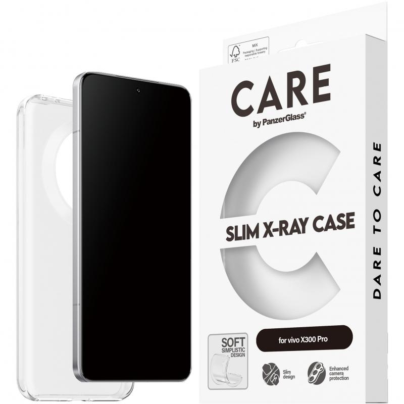 PanzerGlass CARE X-ray Soft Back Cover Mobile Case, for vivo X300 Pro, Clear