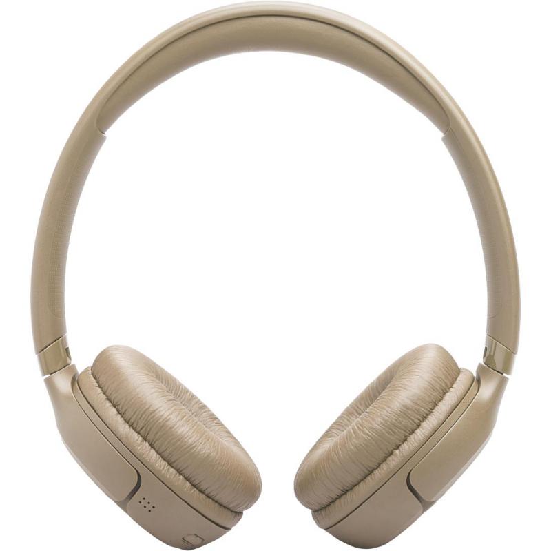 JBL Tune 530BT On-Ear Headphones, Bluetooth, USB (Charging), Built-in Microphone, Beige
