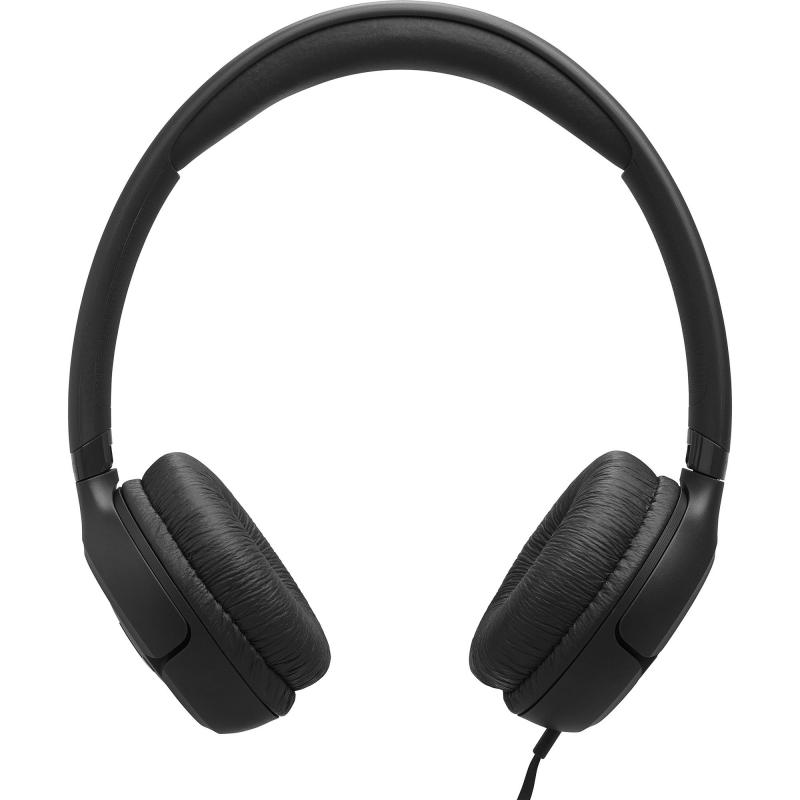 JBL Tune 530C On-Ear Headphones, Wired, Built-in Microphone, Black