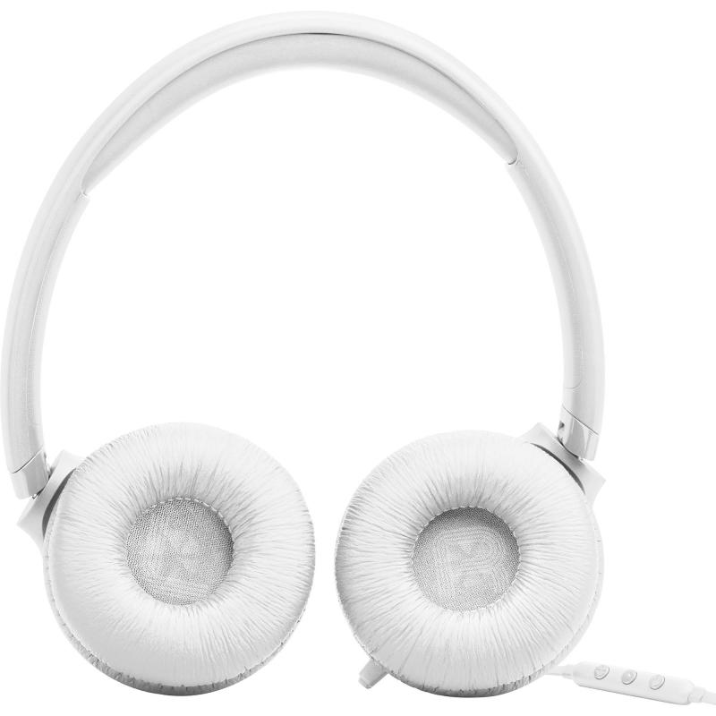 JBL Tune 530C On-Ear Headphones, Wired, Built-in Microphone, White — 4