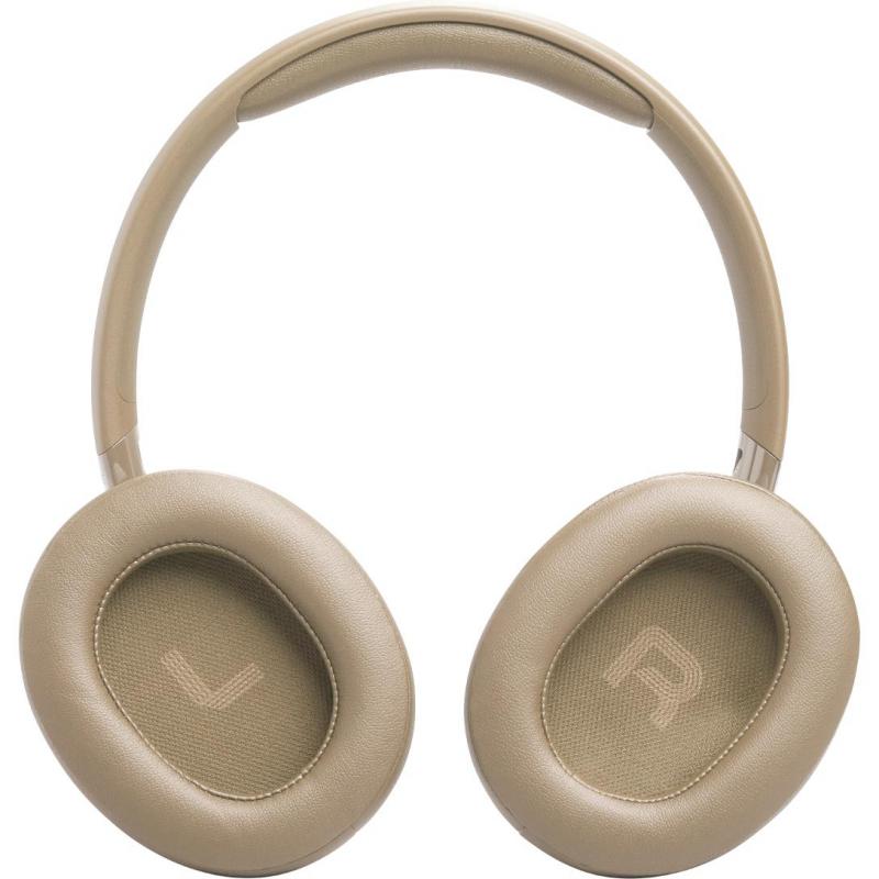 JBL T730 On-Ear Headphones, Active Noise Cancelling, Bluetooth, Built-in Microphone, Beige — 5