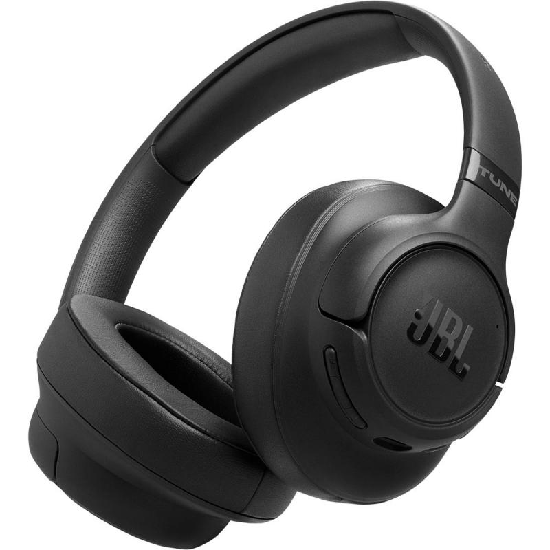 JBL T780 On-Ear Headphones, Active Noise Cancelling, Bluetooth, Built-in Microphone, Black